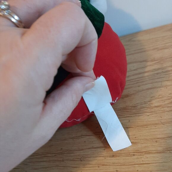 2001 TB Toy Trading 12" White Christmas Bear Plush Stuffed Animal Holiday Toy - Picture 9 of 10